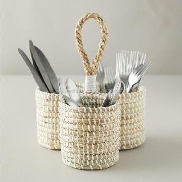 Imagem de Porta Talher e Organizador Seagrass 25X12Cm e Haste Rafimex