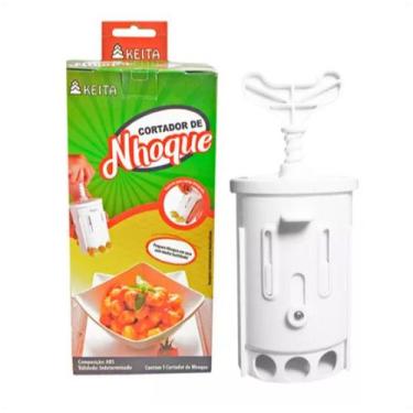 Imagem de Cortador de Nhoque Branco Nhoqueira Prático e Rápido - Keita