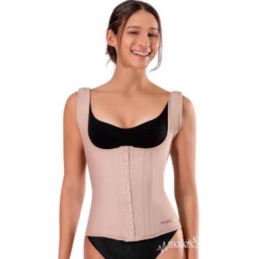 Imagem de Cinta Modeladora Crio Corselete Larga 12B 82000 ModelleSkin, Preto, XG