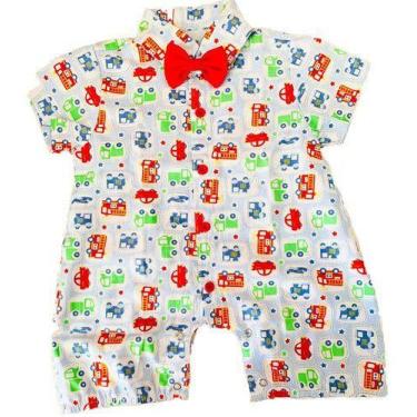Imagem de Macacão Infantil Menino Marinheiro Bebe Fantasia Safari Carr - anjo da