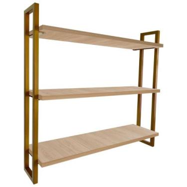 Imagem de Prateleira De Parede Isla - Loja da Isa, Dourado/Jade