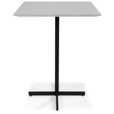 Imagem de Mesa Bistrô Bromélia em Aço Carbono Preto - Drop mobiliário