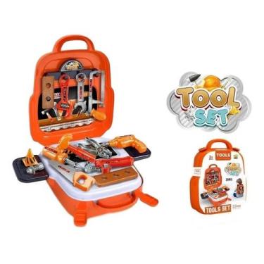 Imagem de Brinquedo Infantil Maleta De 12 Ferramentas Com Acessórios - toys