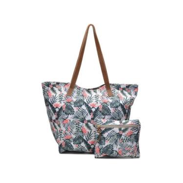 Imagem de Bolsa Feminina De Ombro Estilo Saco Forrada bolsos internos + nécessai
