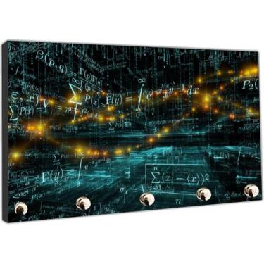 Imagem de Porta Chaves Matemática Licenciaturas Profissões Salas Organizador Cha