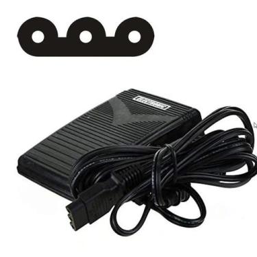 Imagem de Pedal Acelerador Eletrônico JANOME- 7993D-220V - Varin Plug, JANOME799