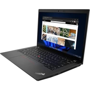 Imagem de Lenovo Notebook ThinkPad L14 Gen 3 21C1004NUS 14" - Full HD - 1920 x 1080 - Intel Core i7 12ª geração i7-1260P Dodeca-core (12 núcleos) - Total RAM - 512 GB SSD - Thunder Black - Intel Chip - Win