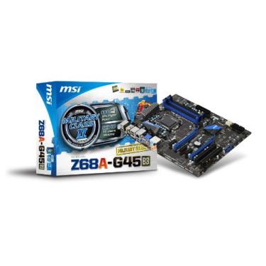 Imagem de MSI Placa-mãe Z68A-G45 (B3) LGA 1155 DDR3 2133 Intel Z68 HDMI SATA 6Gb/s USB 3.0 ATX