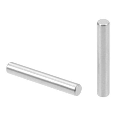 Imagem de TOP-VIGOR 50 peças pinos de suporte de prateleira de pino de cavilha de 3 mm x 20 mm, pino de suporte cilíndrico de aço inoxidável 304 elementos de fixação tom prateado
