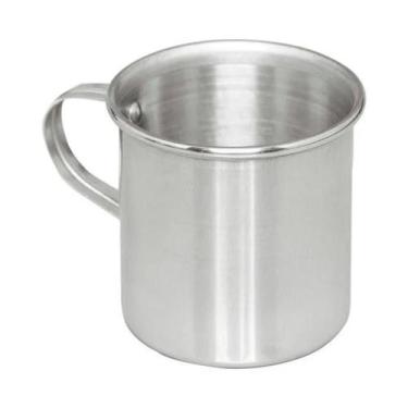 Imagem de Kit 15 Canecas de Alumínio Polido Com Alça 300 ml - Okayshop