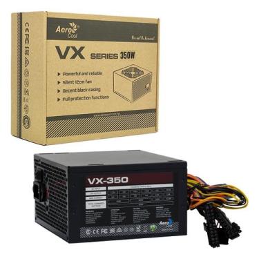 Imagem de Fonte Aerocool VX350, 350W, Bivolt Chaveado, Bivolt