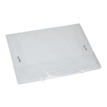 Imagem de Pasta Com Elástico Cristal Ofício 335mm X 235mm Para Escola - T10OFFIC