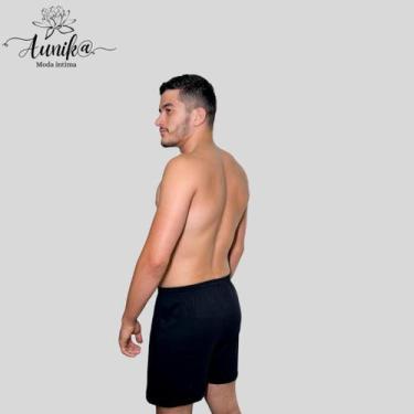 Imagem de Pijama Masculino Samba Canção Lisa Algodão - Aunika Moda Íntima Linger