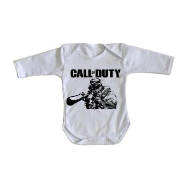 Imagem de body nenê criança roupa bebê manga longa Call of Duty - Empório Dutra,
