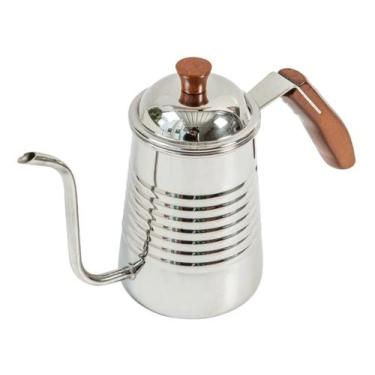 Imagem de Chaleira Inox Premium Bule Pescoço de Ganso Bico Fino 700ml Barista Go