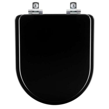 Imagem de Assento Sanitário com Amortecedor Belle Epoque Ébano (Preto) para vaso