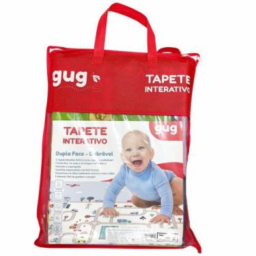 Imagem de Tapete de Bebe Interativo de Atividades Dupla Face 120x90Cm - Asgard