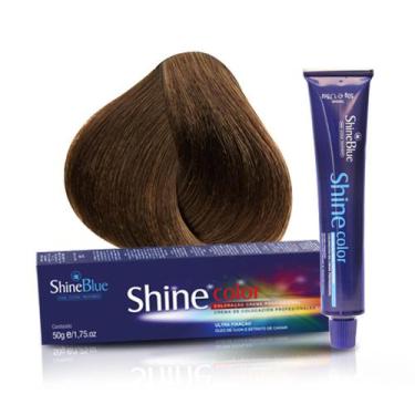 Imagem de Coloração 7.3 Louro Médio Dourado Shine Blue 50g