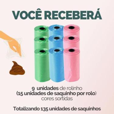 Imagem de Cata Caca Saquinho Saco Pet Refil Higiênico Para Cães Gatos Passeio - 