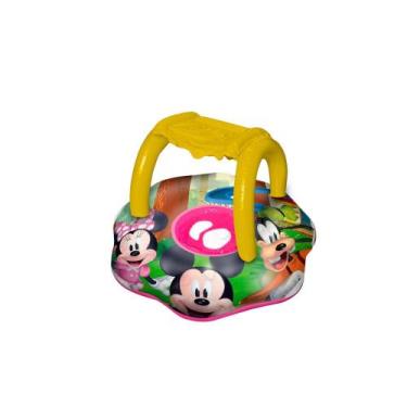 Imagem de Boia bote fralda bebê do Mickey com cobertura infantil e proteção - Et