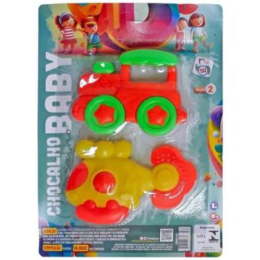 Imagem de Chocalho baby pica pau, Trem laranja, UN