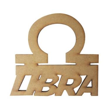 Imagem de Pacote 15 Aplique Signo Libra 7x6,5 Mdf Madeira - ATACADÃO DO ARTESANA