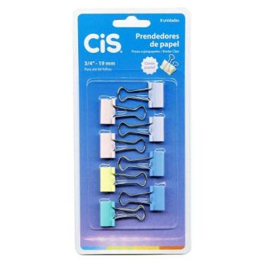 Imagem de Prendedor de Papel de Tons Pastel 19mm - 8 Unidades - Cis