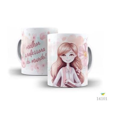 Imagem de Caneca dia dos professores floral 14 - LiveSub