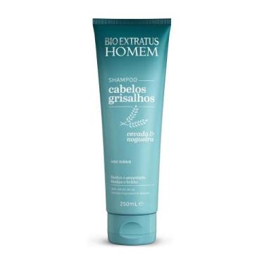 Imagem de Shampoo Homem Cabelos Grisalhos  Bio Extratus 250mL - Sem marca