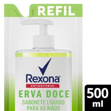 Imagem de Sabonete Líquido para as Mãos Rexona Antibacterial Erva-Doce 500ml Ref