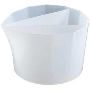 Imagem de Conjunto de copos divididos de resina, copos de mistura de silicone para arte fluida, derramamento de acrílico, suprimentos de fundição de artesanato de resina, bico fácil de despejar (copo de 3