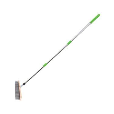 Imagem de ＡＷＨＡＯ aço inoxidável Fio Piso Escova Ferramenta limpeza Cimento exterior Scrub Brush Scrubber, 30 Cm Escova Cabeça