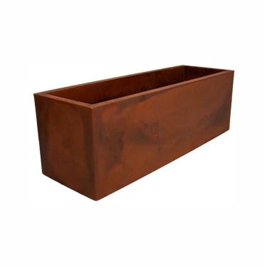Imagem de Vaso Floreira Jardineira Flat Polietileno 57x15x15cm Japi