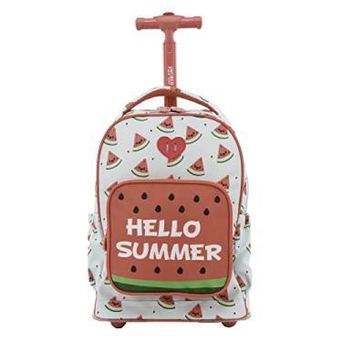 Imagem de J World New York Mochila infantil Sparkle Rolling, Melancia, One Size, Mochila infantil brilhante