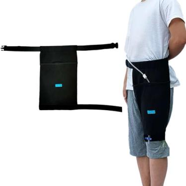 Imagem de AUSTYLCO Suporte de bolsa de perna de cateter, suporte de bolsa de cateter, dispositivo de estabilização de cateter, suporte de bolsa de nefrostomia, suporte de bolsa de perna de urina, capa de bolsa