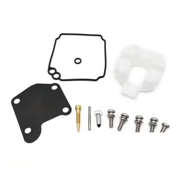 Imagem de Kit de reparo de carburador 63V-W0093-00-00 serve para motor de popa Yamaha 2 tempos Boia de óleo peças de junta de válvula de agulha (1 conjunto)