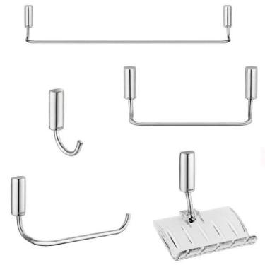 Imagem de Kit Acessorios De Banheiro Docol Idea Cr 5 Peças 00586306