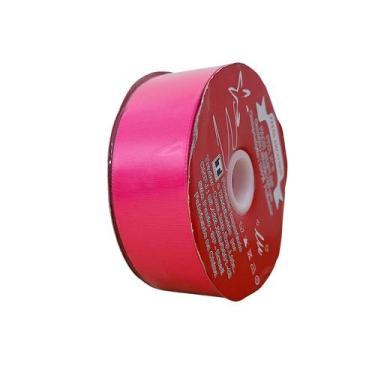 Imagem de Fita de Cetim Trader 38mm N9 com 50 Metros, COR 014 PINK CITRICO, 50 M