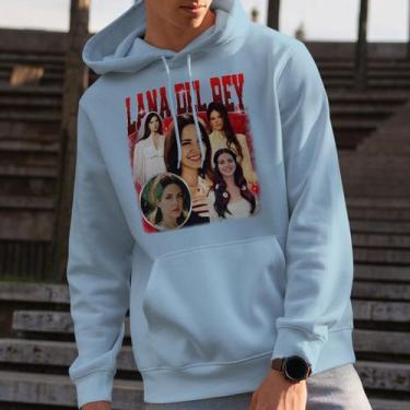 Imagem de Moletom Canguru Unissex Lana Del Rey Grapgic Red Cantoria Americana Po