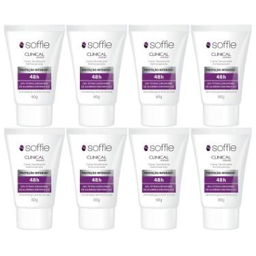 Imagem de Kit Com 8 Desodorantes Antitranspirantes - Soffie Clinical Women 48h