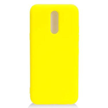 Imagem de CELZEN - Compatível com LG K40, Harmony 3, Xpression Plus 2 (2019) LM-X420, LG Solo LTE L423DL - Capa de telefone fina e macia de nano silicone - NS1 amarela