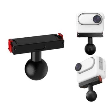 Imagem de Adaptador de montagem esférica de 2,5 cm para Insta360 GO3s, acessórios magnéticos de montagem rápida, compatível com suportes de cabeça esférica RAM, braço de soquete duplo tamanho B