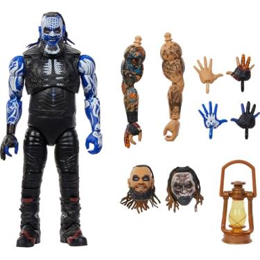 Imagem de Mattel WWE Ultimate Edition Action Figure & Accessories, 6-inch Bray Wyatt Collectible Set, Swappable Heads & Hands, 30 Articulation Points