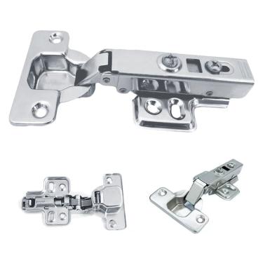 Imagem de Dobradiça Hardt Com Amortecedor Reta Calço Fixo 6 Unidades