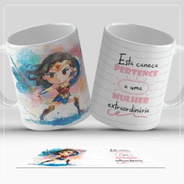 Imagem de Caneca branca em cerâmica Dia Internacional da Mulher - 325ml - Live
