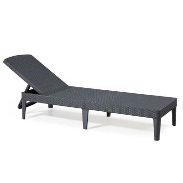 Imagem de Espreguiçadeira Piscina Keter Jaipur Dobrável com 4 Ajustes de Encosto