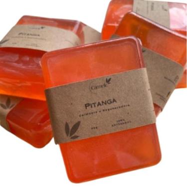 Imagem de Sabonete de Pitanga Artesanal - Carmelle Saboaria Artesanal