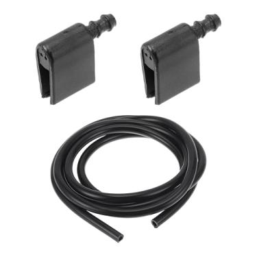 Imagem de Motoforti Kit de bocal de arruela de para-brisa para VW Crafter 2006-2018 Bocais de pulverização de para-brisa Limpador Spray Lavadora Jet No.2E1955985 1 peça Mangueira de fluido de 1,5 metro
