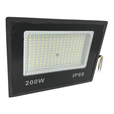 Imagem de Refletor De Led Holofote 200w Bivolt Frio Ip66 Super Led Smd - AAA Top