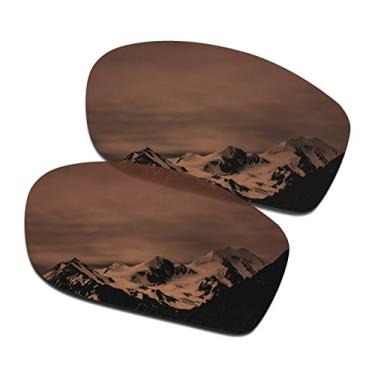 Imagem de SmartVLT Lentes de reposição masculinas marrom âmbar para óculos de sol Oakley Turbine XS OJ9003, Marrom âmbar, Tamanho �nico